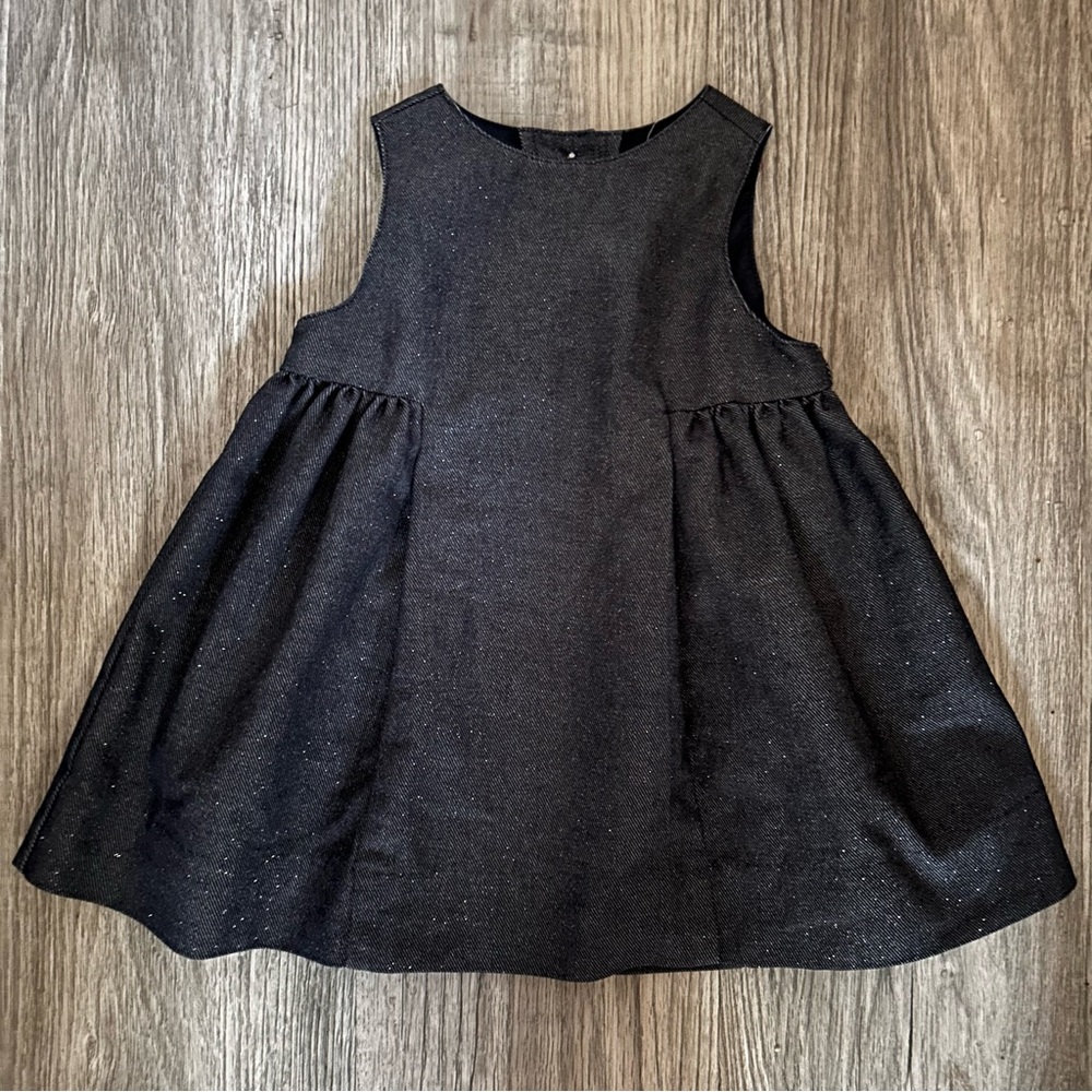 Gap Kids Denim Romper W Metallic Shimmer